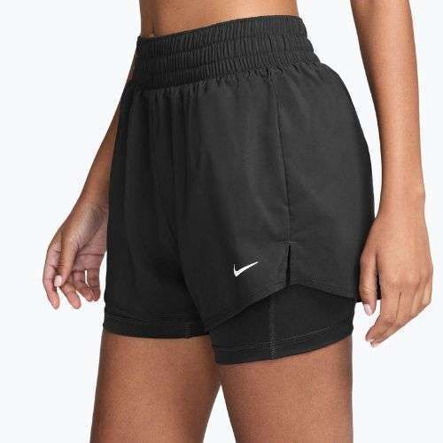 Dámske šortky Nike One Dri-Fit High-Waisted 3" 2In1 black/white