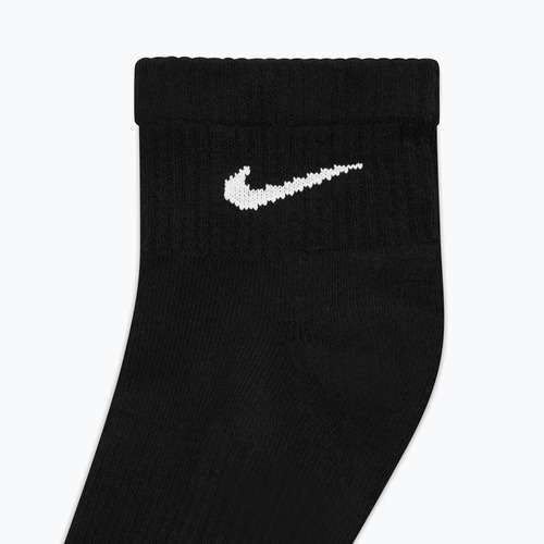 Ponožky Nike Everyday Plus Cushioned Ankle 3 páry black/white