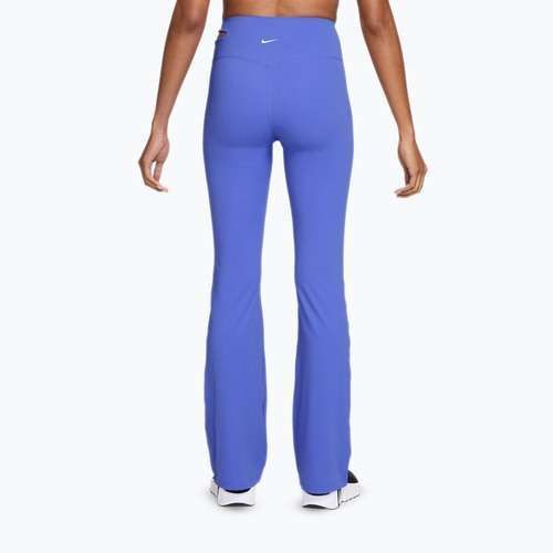 Dámske tréningové nohavice Nike Zenvy High-Waisted Flared sapphire/white
