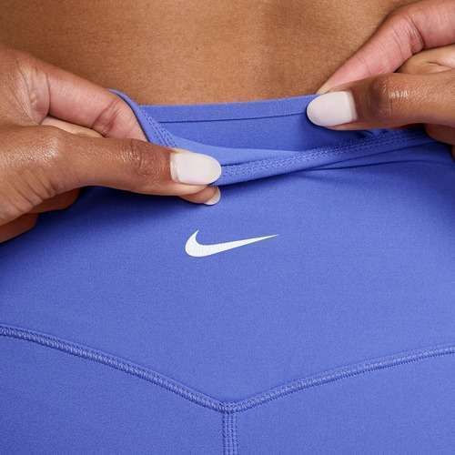Dámske tréningové nohavice Nike Zenvy High-Waisted Flared sapphire/white