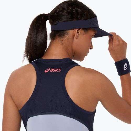Dámske tenisové tričko ASICS Match Tank W grey/blue