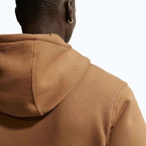 Pánska mikina Nike Club Pullover Hoodie ale brown/ale brown/white