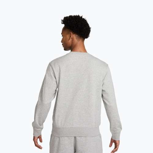 Pánska mikina Nike Club French Terry Crew dark grey heather/white