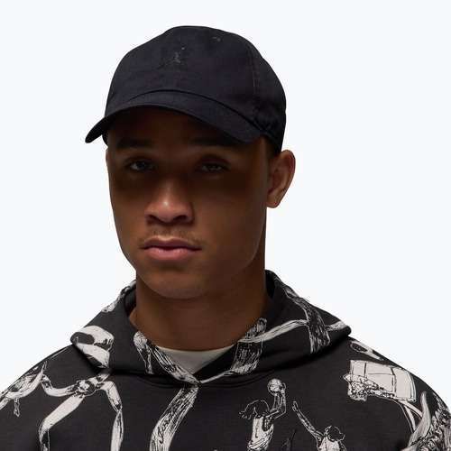 Šiltovka Jordan Club Unstructured Curved-Bill black/black