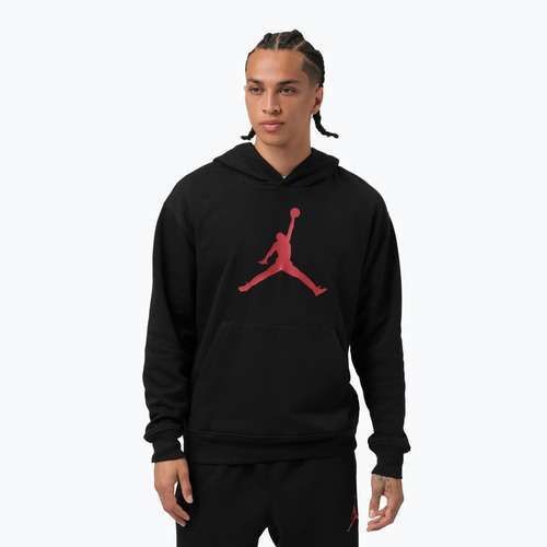 Pánska mikina Jordan Pullover Hoodie black/gym red
