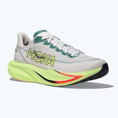 Dámske bežecké topánky HOKA Mach 7 frost/neon yuzu