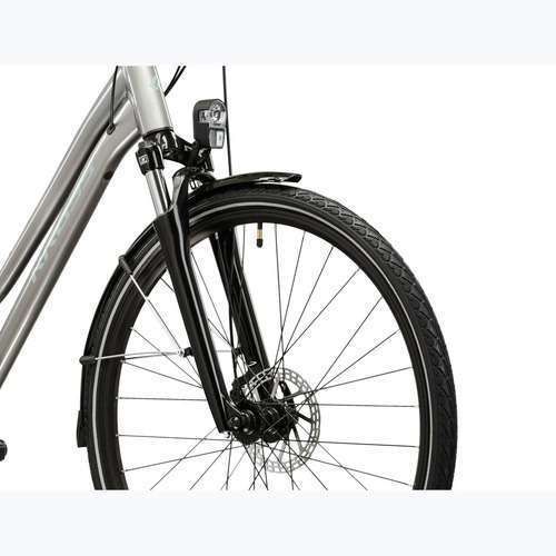 Dámsky trekingový bicykel KROSS Trans 3.0 In silver/gray/gloss