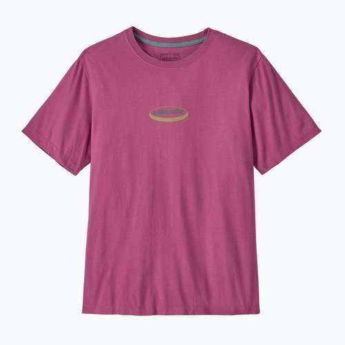 Pánske tričko Patagonia '95 Oval Logo faded magenta