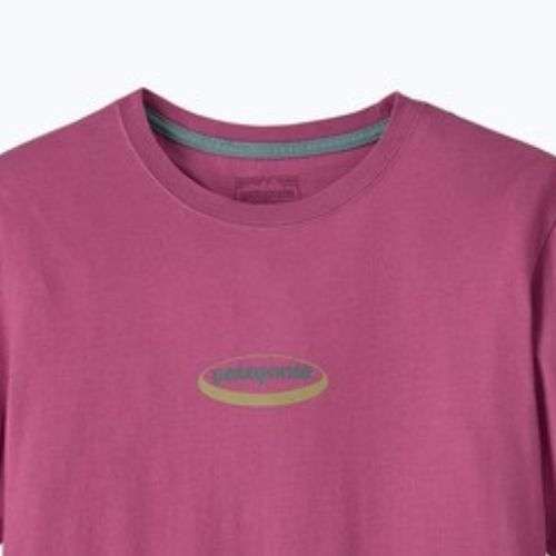 Pánske tričko Patagonia '95 Oval Logo faded magenta