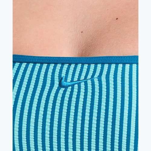 Vrchný diel plaviek Nike Ripple Texture Bralette Classic Bikini bleached turquoise