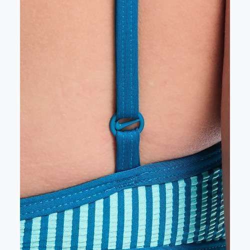 Vrchný diel plaviek Nike Ripple Texture Bralette Classic Bikini bleached turquoise