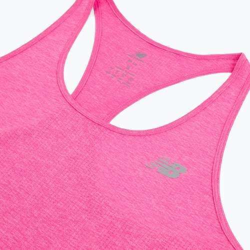 Dámske tričko New Balance Athletics Tank pink heat heather