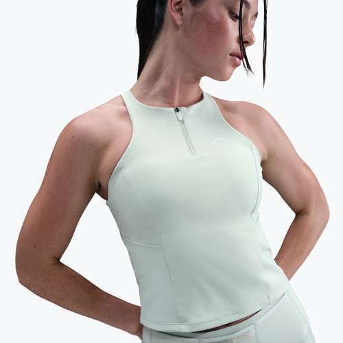 Dámske tričko Nike Trail Medium Support Sports Bra Tank Top light silver