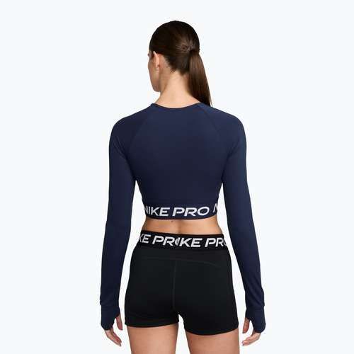 Dámsky tréningový top longsleeve Nike Pro 365 Dri-Fit midnight navy/white