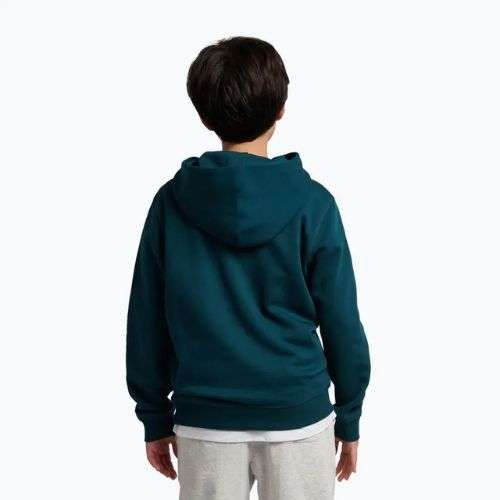 Detská mikina New Balance Brush Back Small Logo Hoodie medusa green