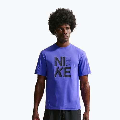 Pánske tréningové tričko Nike Hyverse Dri-Fit Persian violet/black