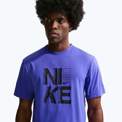 Pánske tréningové tričko Nike Hyverse Dri-Fit Persian violet/black