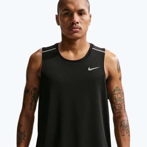 Pánske bežecké tričko Nike Miler Dri-Fit black