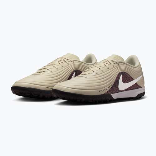 Pánske kopačky Nike United Tiempo Maestro Academy TF fossil/burgundy crush/metallic silver