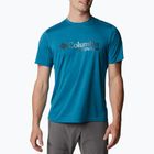 Columbia pánske trekingové tričko Titan Pass Graphic Tee blue 1991471
