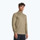 Pánske tričko longsleeve Under Armour Tactical Mock CGI Base federal tan/black