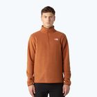 Pánska fleecová mikina The North Face Glacier Fleece 1/4 Zip burnt umber