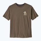 Pánske  tričko Patagonia Balance Organic peace seeds / marlow brown