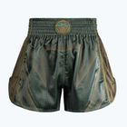 Tréningové šortky Venum Stealth Muay Thai Khaki/Dark Green
