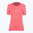 Salewa Puez Graphic 2 Dry dámske trekové tričko ružové 00-0000027400