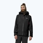 Pánska bunda do dažďa Salewa Ortles GTX 3L EPE black out