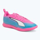 Detské kopačky  PUMA Ultra 6 Play It Jr poison pink/puma wht/sun stream/bright aqua/puma blk