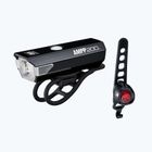 Sada bicyklových svetiel CatEye AMPP 200 HL-EL042RC / ORB TL-LD160 black