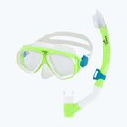 Detská sada na šnorchlovanie Speedo Adventure green gecko/clear