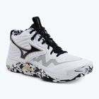 Volejbalové topánky Mizuno Wave Momentum Elite Mid white/black/ge gold