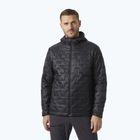 Pánska hybridná bunda Helly Hansen Lifaloft Hooded Insulator black matte