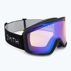 Lyžiarske okuliare Smith Blazer black/blue sensor mirror