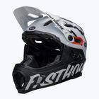 Cyklistická prilba Bell FF Super DH MIPS Spherical fasthouse matte gloss black/white