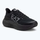 Topánky EA7 Emporio Armani Wave Cracking full black / silver