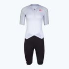 Dámska cyklistická kombinéza Castelli Free Sanremo 3 SS in white/black