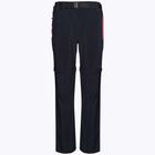Dámske trekingové nohavice CMP Zip Off black/pink 3T51446/05UG