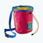 Vrecko na magnézium La Sportiva Granite Climbing On The Moon fuchsia/yellow