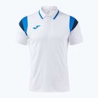 Pánske tenisové tričko Joma Terra Polo white/royal