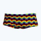 Pánske plavecké boxerky Funky Trunks Sidewinder Trunks rainbowie
