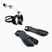 Šnorchlovací set AQUASTIC Maska + šnorchel čierny SMFK-01SC