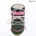 Dámske snehové topánky Moon Boot Icon Low Space Racing forest green/silver/pink 10