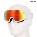 Lyžiarske okuliare UVEX Victorious S FM white matt/mirror orange 10