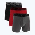 Pánske spodné prádlo Under Armour Perf Cotton 6", 3 ks carbon black/galaxy black 15