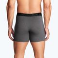 Pánske spodné prádlo Under Armour Perf Cotton 6", 3 ks carbon black/galaxy black 12