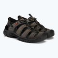 KEEN Targhee III pánske sandále sivé/čierne 4