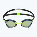 Plavecké okuliare TYR Tracer-X Elite Racing Mirrored black/lime 2